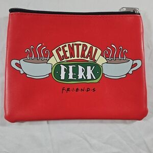 Red Central Perk Pouch Makeup Bag